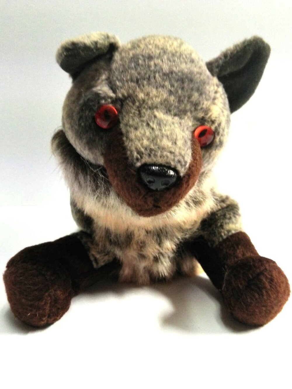 TY Beanie Babies Howl the Wolf Dated 2000 Mottled Grey and Brown 5" High Plush